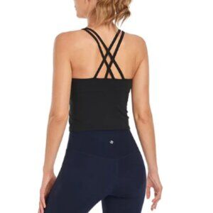 NWT HeyNuts Essential Longline Wire free Sports Bras Removable Pads Women's L